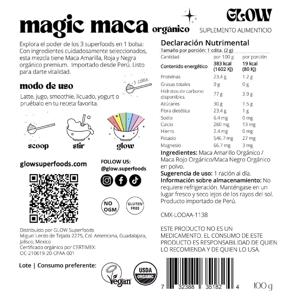 MAGIC MACA ORGÁNICA